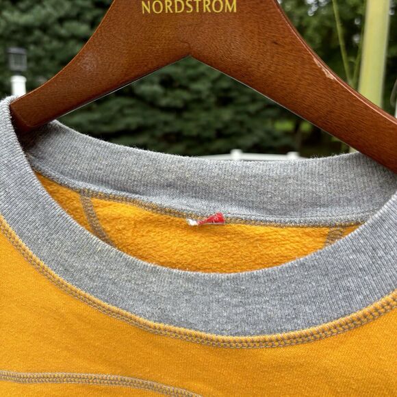 True Vintage 70s Wildwood New Jersey Crewneck Sweatshirt Mens Medium Half Sleeve - Picture 4 of 7